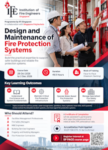 Design and Maintenance of Fire Protection System